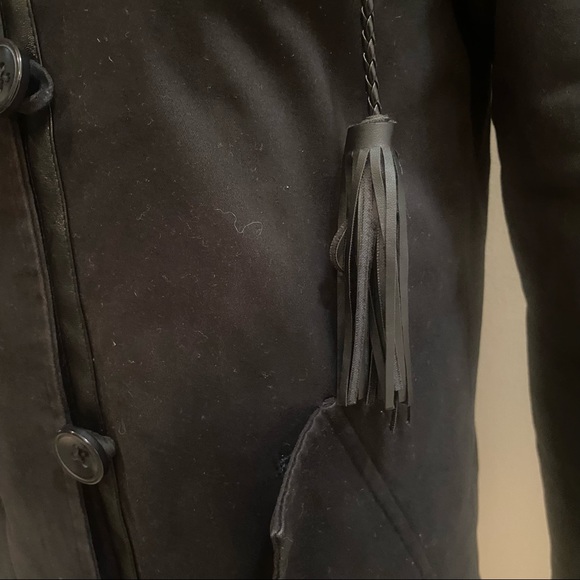 MAJE Gove Quilted Parka Coat with Braided Details - Picture 9 of 14